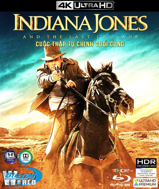 4KUHD-695. Indiana Jones and the Last Crusade 1989 - Cuộc Thập Tự Chinh Cuối Cùng 4K-66G (TRUE- HD 7.1 DOLBY ATMOS - DOLBY VISION)
